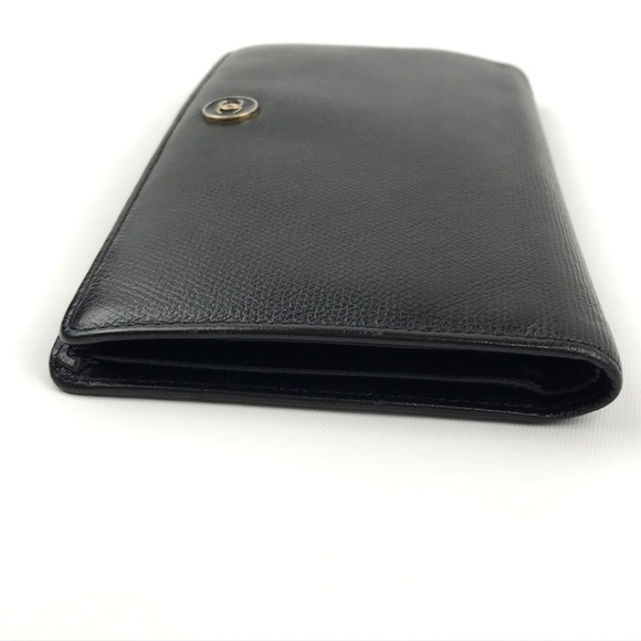 2nd {Chanel} Caviar Skin CC Leather Flap Wallet - Picture 3 of 8